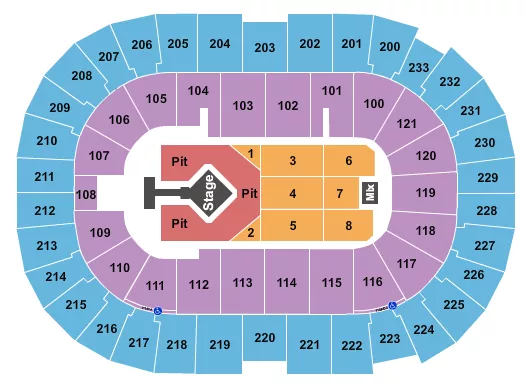 seating chart for Bon Secours Wellness Arena - Blink 182 - eventticketscenter.com