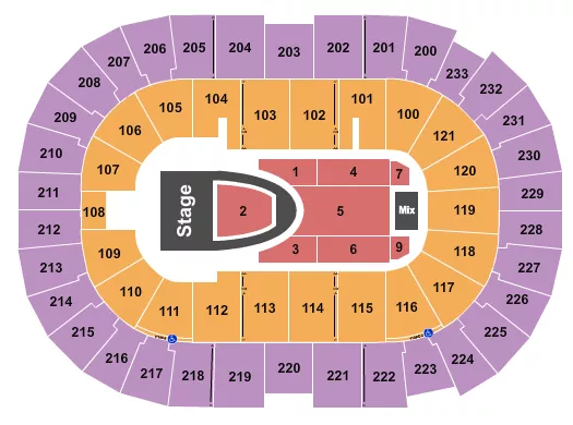 seating chart for Bon Secours Wellness Arena - For King and Country - eventticketscenter.com