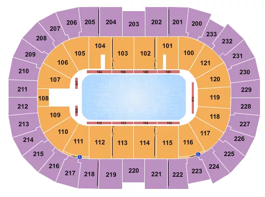 seating chart for Bon Secours Wellness Arena - Ice Show - eventticketscenter.com