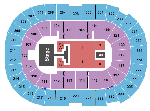 seating chart for Bon Secours Wellness Arena - Phil Wickham - eventticketscenter.com