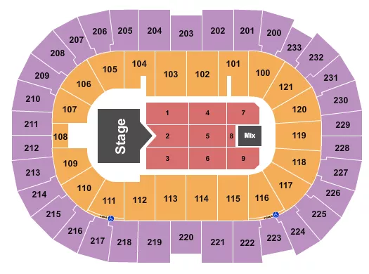 seating chart for Bon Secours Wellness Arena - Rascal Flatts 1 - eventticketscenter.com