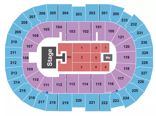 seating chart for Bon Secours Wellness Arena - Riley Green - eventticketscenter.com