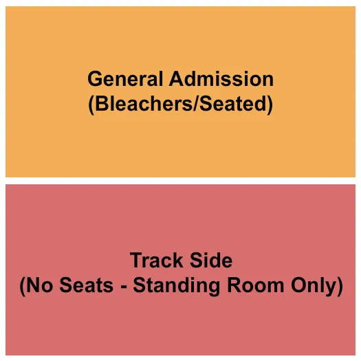 seating chart for Boonville Fairgrounds - GA & Trackside - eventticketscenter.com