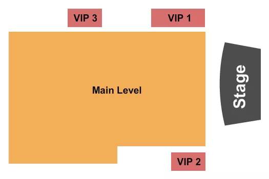 seating chart for Boot Barn Hall At Bourbon Brothers - CO - Endstage VIP - eventticketscenter.com