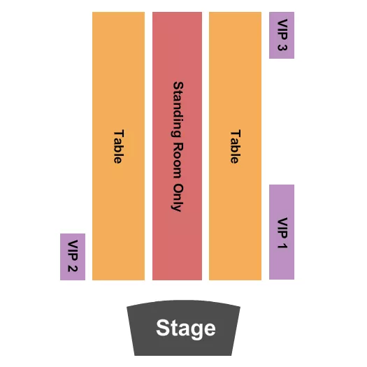 seating chart for Boot Barn Hall At Bourbon Brothers - CO - GA Floor & Tables 3 - eventticketscenter.com