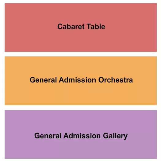 seating chart for Booth Playhouse - GA/Cabaret/Gallery - eventticketscenter.com