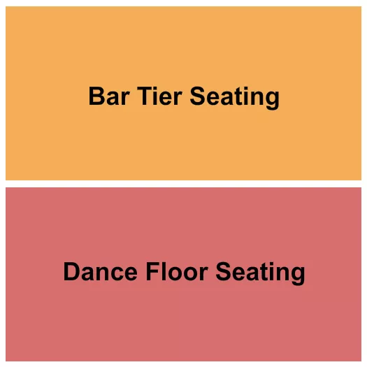 seating chart for Bourbon Theatre - NE - DanceFloor/BarTier - eventticketscenter.com