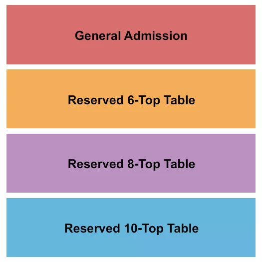 seating chart for Bowstring Burgers and Brewyard - GA/Tables - 2 - eventticketscenter.com
