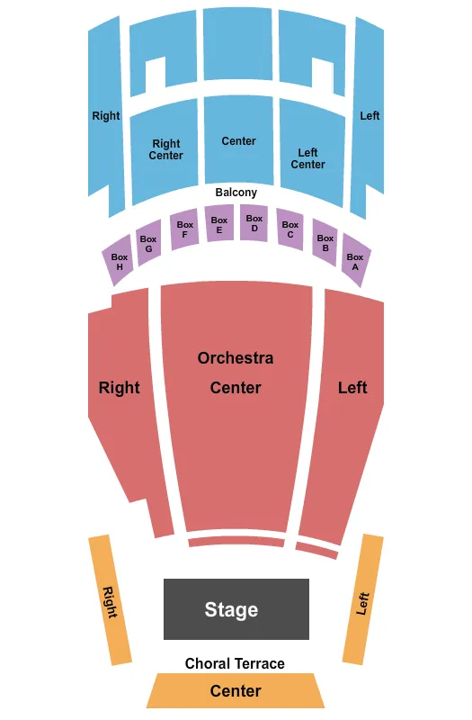 seating chart for Bradley Symphony Center - Endstage - eventticketscenter.com