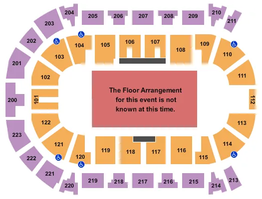 seating chart for Brandt Centre - Evraz Place - Generic Floor - eventticketscenter.com