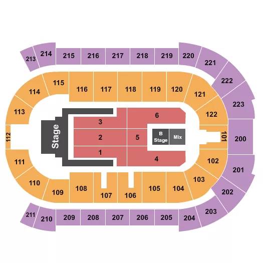 seating chart for Brandt Centre - Evraz Place - Jelly Roll - eventticketscenter.com