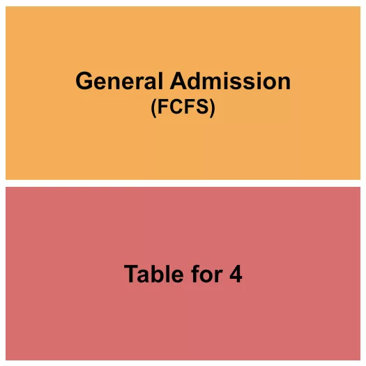 seating chart for Brewsky's - GA/Table4 - eventticketscenter.com
