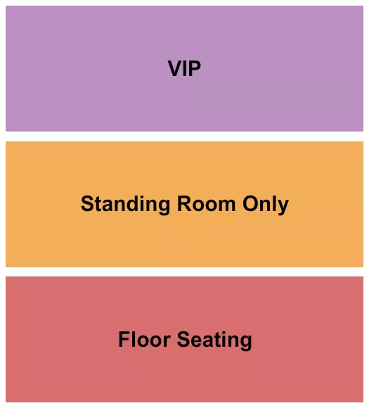 seating chart for Bridge and Tunnel Brewery - Floor Seating/SRO/VIP - eventticketscenter.com