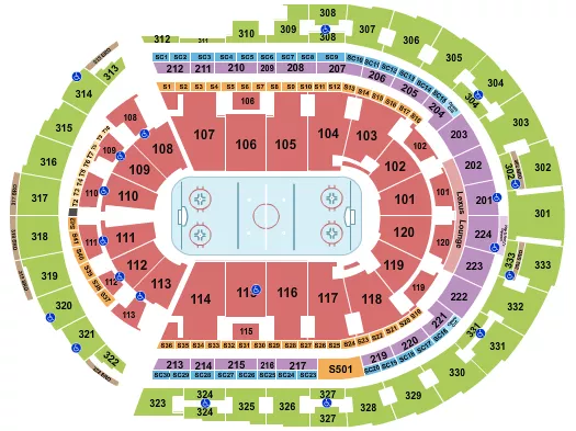 Bridgestone Arena Seating Charts 