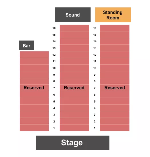 seating chart for Broad Brook Opera House - End Stage - eventticketscenter.com