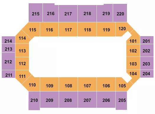 seating chart for Broadmoor World Arena - Open Floor - eventticketscenter.com