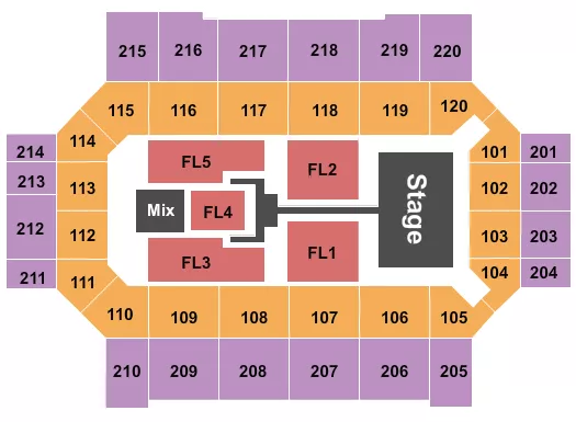 Broadmoor World Arena Tickets & Seating Chart - Etc