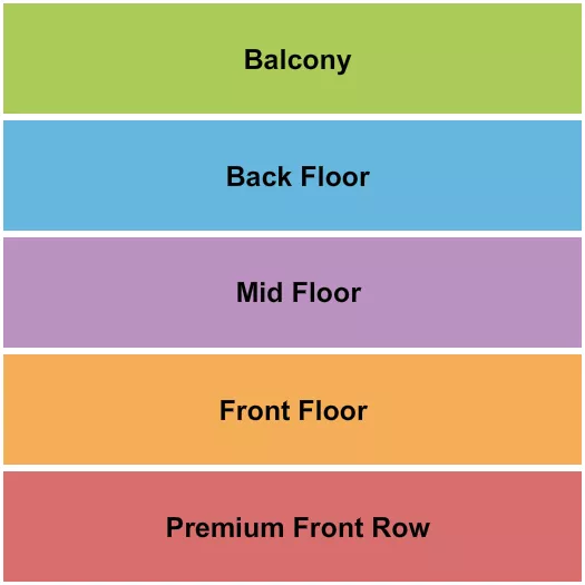 seating chart for Bronson Centre Theatre - GA Floor/GA Balcony - eventticketscenter.com