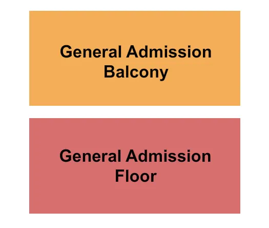 seating chart for Bronson Centre Theatre - GA Floor / GA Balcony - eventticketscenter.com