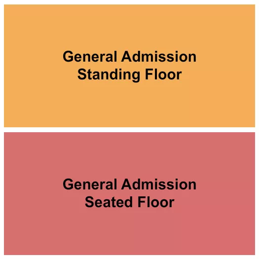 seating chart for Bronson Centre Theatre - GA Standing/GA Seated - eventticketscenter.com
