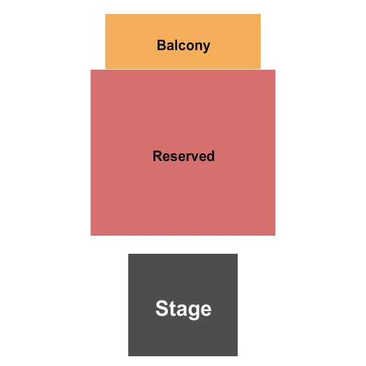 seating chart for Brooklyn Arts Center - Reserved/Balcony - eventticketscenter.com