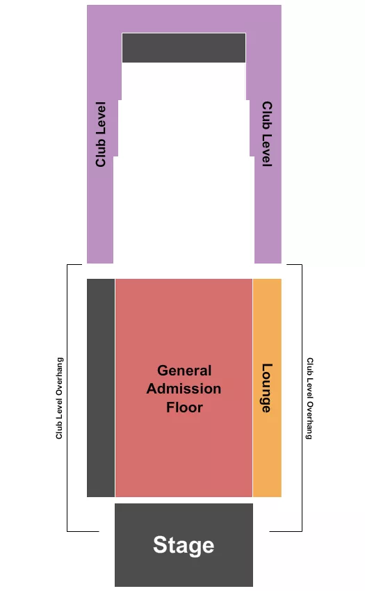 seating chart for Brooklyn Bowl - Las Vegas - Endstage GA/Lounge - eventticketscenter.com