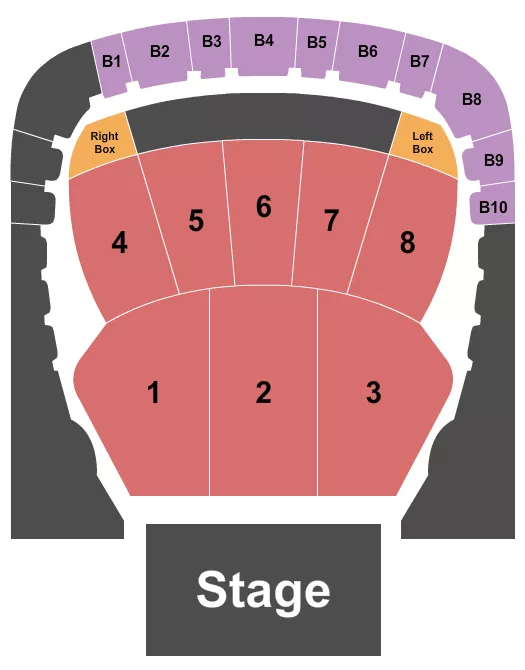 seating chart for Brooklyn Paramount - Endstage - eventticketscenter.com