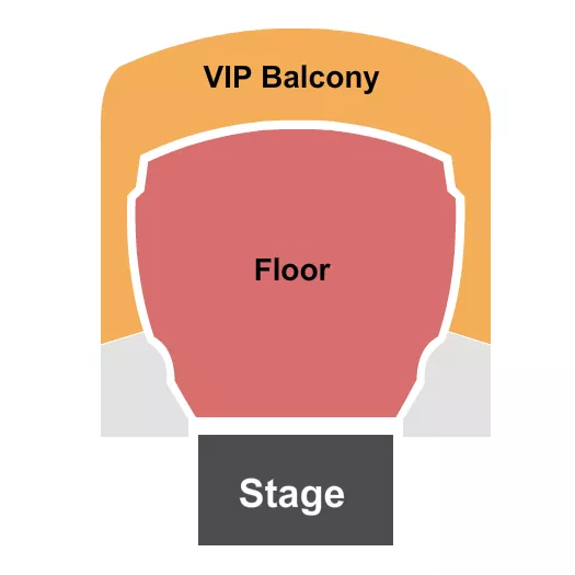 seating chart for Brooklyn Paramount - GA Floor/VIP Balcony - eventticketscenter.com