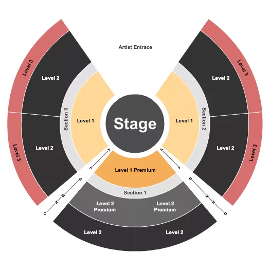 seating chart for Broward Mall - Paranormal Cirque - Static - eventticketscenter.com