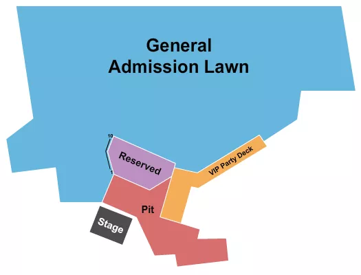 seating chart for Buck Hill Ski & Snowboard Area - GA/Pit/VIP - eventticketscenter.com