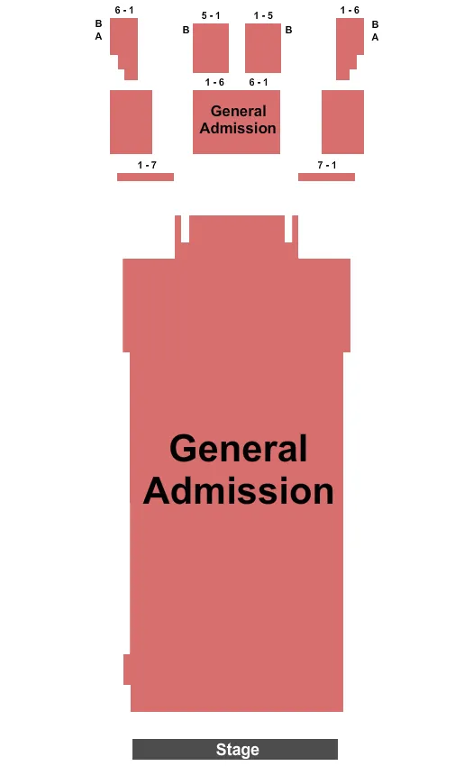 seating chart for Buckhead Theatre - General Admission - eventticketscenter.com