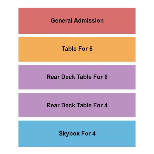 seating chart for Buck's Backyard - GA/Table/Skybox - eventticketscenter.com