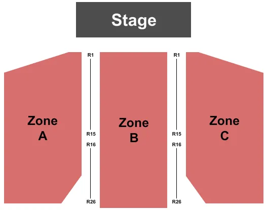 seating chart for Buffalo Thunder Resort & Spa - Endstage-2 - eventticketscenter.com