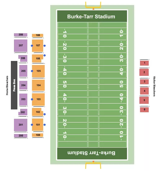 Football Seating Map