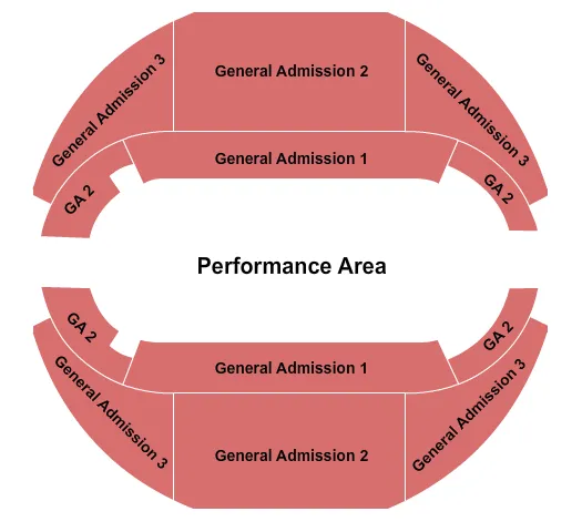 seating chart for Burton Memorial Coliseum Complex - General Admission - eventticketscenter.com