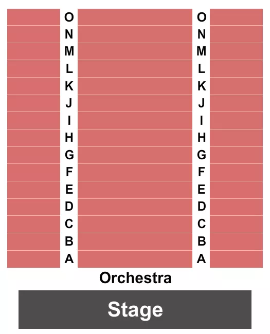 seating chart for Buttenwieser Hall - Endstage - eventticketscenter.com