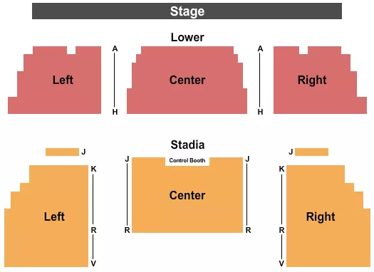 seating chart for CAL Center - Endstage - eventticketscenter.com