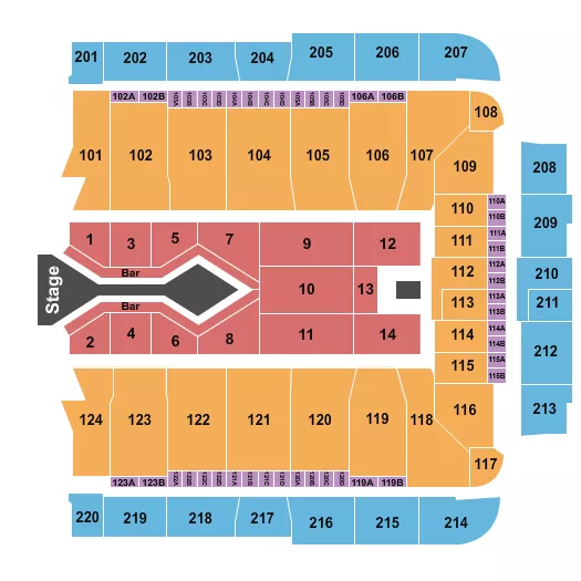 seating chart for CFG Bank Arena - Blake Shelton - eventticketscenter.com