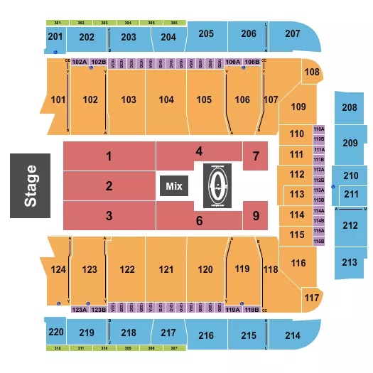 seating chart for CFG Bank Arena - Carin Leon - eventticketscenter.com