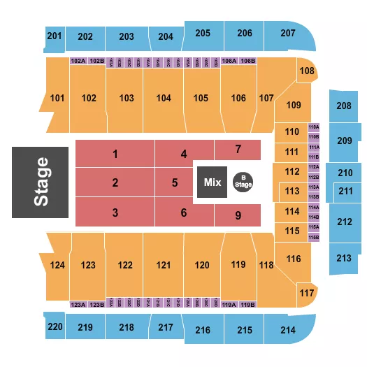 seating chart for CFG Bank Arena - Chris Brown - eventticketscenter.com