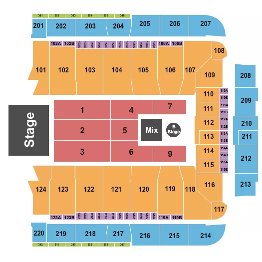 seating chart for CFG Bank Arena - Chris Brown - eventticketscenter.com