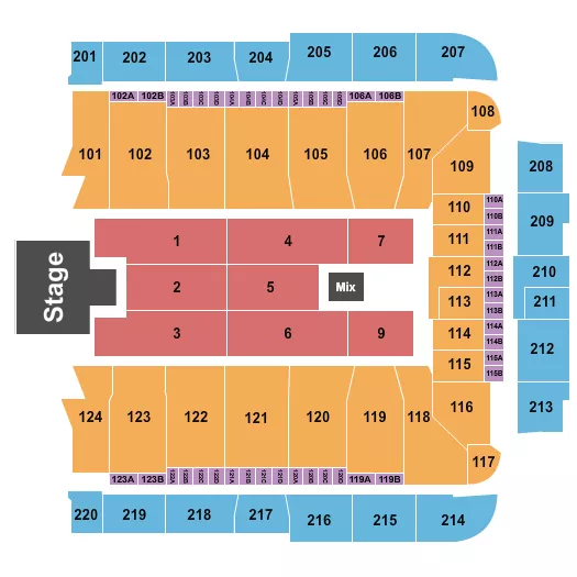 seating chart for CFG Bank Arena - Melanie Martinez - eventticketscenter.com
