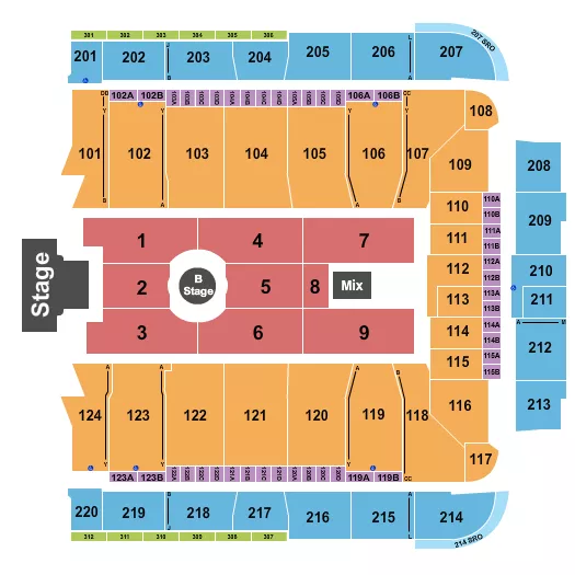 seating chart for CFG Bank Arena - Melanie Martinez - eventticketscenter.com
