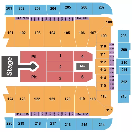 seating chart for CFG Bank Arena - Sabrina Carpenter - eventticketscenter.com