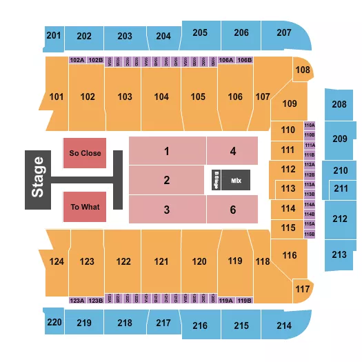 seating chart for CFG Bank Arena - Tate McRae - eventticketscenter.com