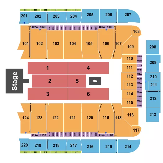 seating chart for CFG Bank Arena - Vybz Kartel - eventticketscenter.com