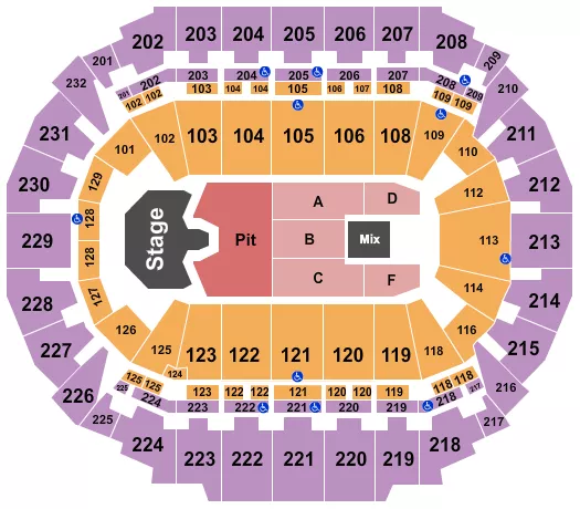 seating chart for CHI Health Center Omaha - Ghost - eventticketscenter.com