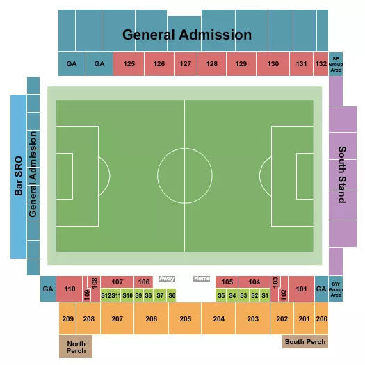 seating chart for CPKC Stadium - Soccer 3 - eventticketscenter.com