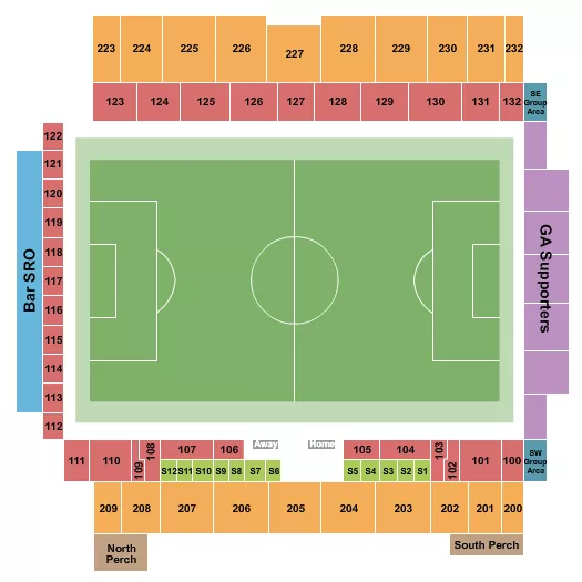seating chart for CPKC Stadium - Soccer - eventticketscenter.com