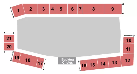 seating chart for Cache County Fairgrounds - Rodeo - eventticketscenter.com